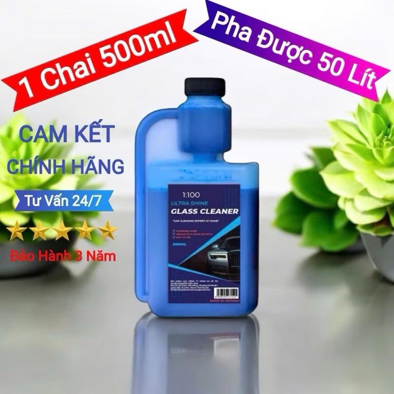  Nước Rửa Kính Ô Tô Glass Cleaner 500ml Chính Hãng,Tỉ Lệ Pha 1:100 