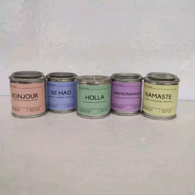 Scanted Candle Aromaterapi Lilin Aroma terapi Greeting candle - Aromatherapy Souvenir Wedding Grosir Gift Hampers 4