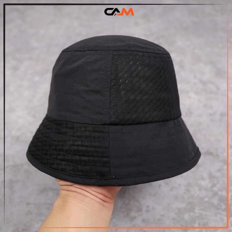 [CHÍNH HÃNG] Mũ Nón Cam Pucket Vải Jean Màu Đen Caro Đơn Giản Dễ Đội