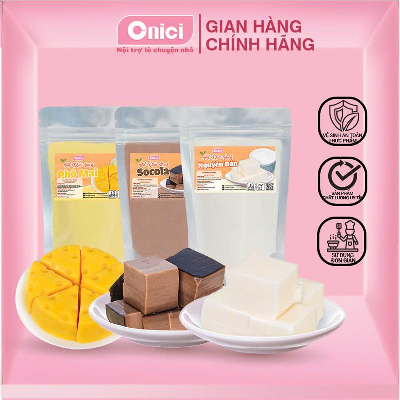 Bột Làm Khúc Bạch 500g - BẾP CỦA MẸ ONICI - Kèm công thức nấu