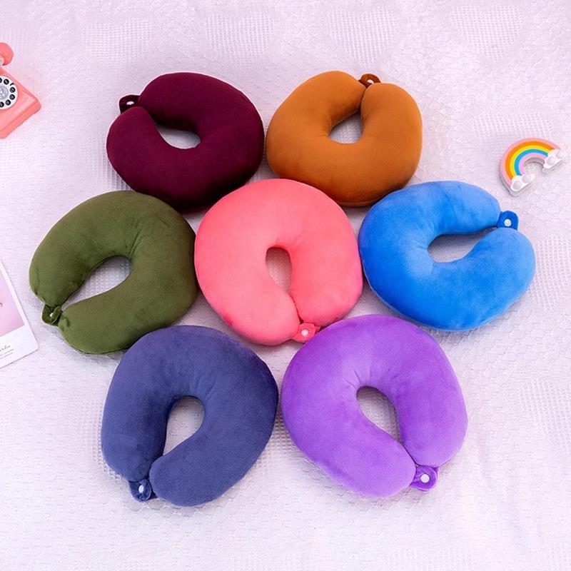Product Introduction of Neck Support Cushion U Shape Travel Pillow Soft Car Plane Sleeping Bantal Tengkuk Ringan Lembut Kereta Flight Bedding Cotton 14
