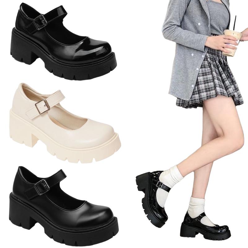 Sepatu loafers wanita sepatu Loly MJ Hitam Putih Shoes Sandal Sendal fantofel  korea 2