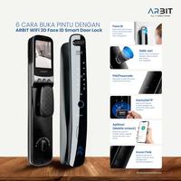 Gambar ARBIT WiFi 3D Face ID Smart Home Door Lock Kunci Pintu Pintar Sensor Wajah Recognition Layar Tuya dari ARBIT Smart Home Kota Administrasi Jakarta Barat 5 Tokopedia