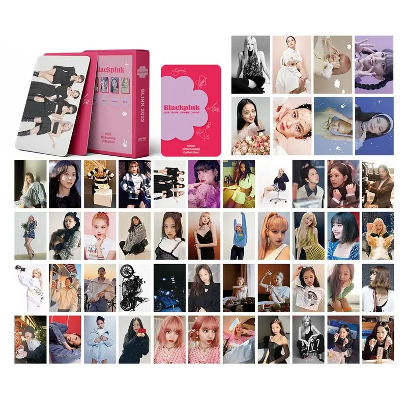 Bộ 55 Card Black pink 2022 Bo Góc [xuongtranhducanh] 2