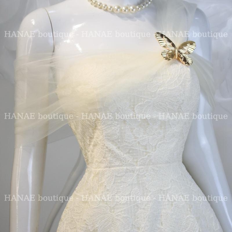 [HANAE] Đầm Đi Tiệc Trễ Vai Kèm Tag 4