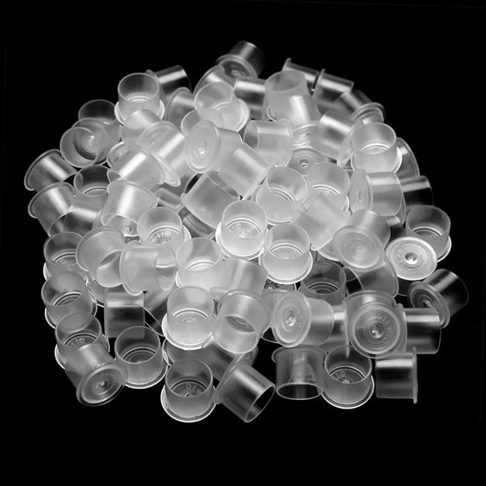 500 Tattoo Ink   Cup Container Plastic Permanent Makeup Pigment Holder
