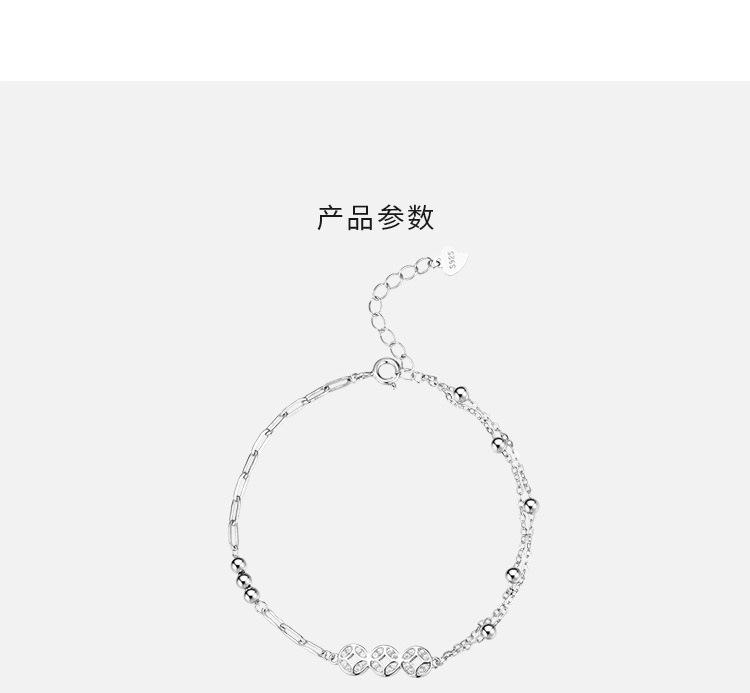 Product Introduction of Lucky round Beads Copper Coin Bracelet Female New Chinese Ancient Style Personalized Cold Style High Sense of National Style Hand Jewelry for Girlfriend 0
