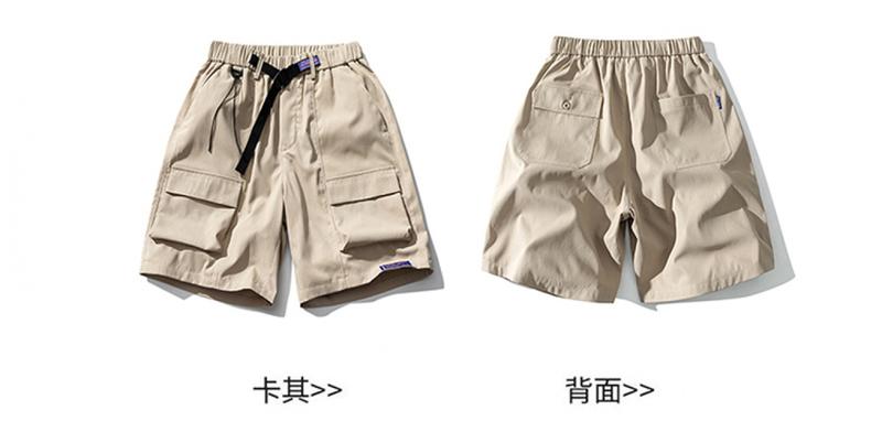 Product Introduction of Quần Soóc Thời Trang, Phong Cách Hồng Kông, Quần Cropped Cho Nam, Quần Dài Nhiều Túi, Quần Thường Ngày, Quần Áo Công Sở 8