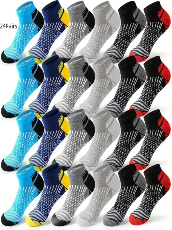 Men's Low Cut Socks, Casual Men's Socks for Daily Wear, Soft Comfy Breathable Socks for All Seasons 4