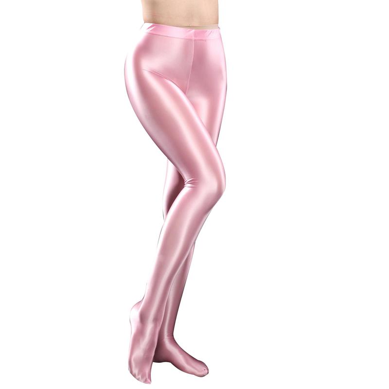Quần Tất Cạp Cao Bóng Loáng Sexy, Dành Cho Nữ, Thiết Kế Cắt Xẻ, Quần Tất, Quần Legging Co Giãn Chân, Đồ Lót, iEFiEL 6