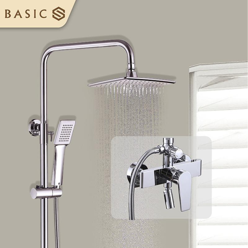 Sen cây nóng lạnh Basic BW-606SV, đồng mạ chrome cao cấp, chân 7 lớp chống ăn mòn 0