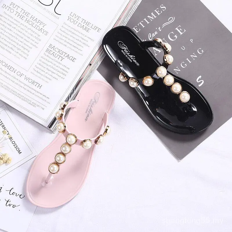 Dép Xỏ Ngón Đế Thấp Thời Trang Mùa Hè, Dành Cho Nữ, Giày Đi Biển, Dép Chống Trượt, Có Thể Đeo Đi Làm Shoes DéP 2