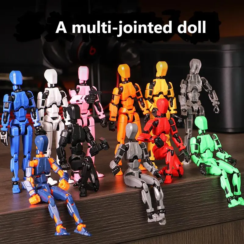 Joint movable 3D printed third-generation lucky doll decompression tool
