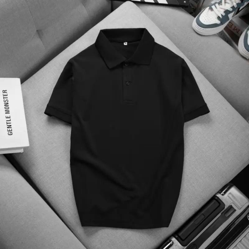 Áo Polo Trơn Hayar Tino Vải CÁ SẤU Co Giãn 4 Chiều Form Regular Fit Mặc Cực Kỳ Thoải Mái Menswear Nam Shirt Có Cổ Màu Đen