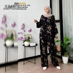 Setelan CPLP Jumbo Terbaru/ Motif Batik/ Setelan Terkini/ Setelan Terlaris/ Baju Kekinian