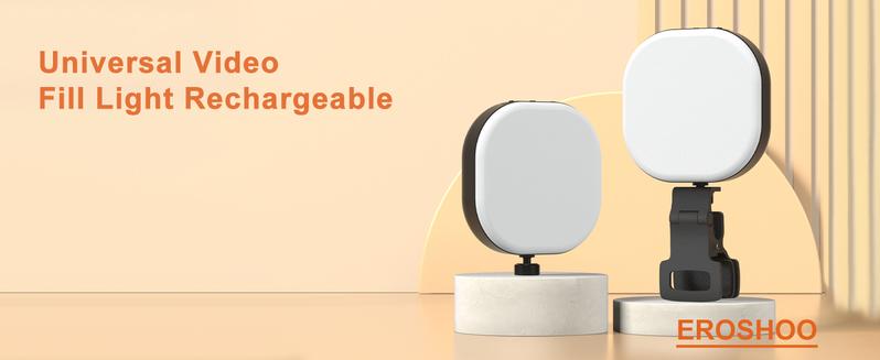 Product Introduction of Mini Selfie Light,5 Light Modes Phone Light Clip on, Phone Selfie Ring with Tripod Stand 2000mAh Rechargeable & Adjusted, Ring Selfie Light for Conference/Camera Light-for Makeup/YouTube Live 0
