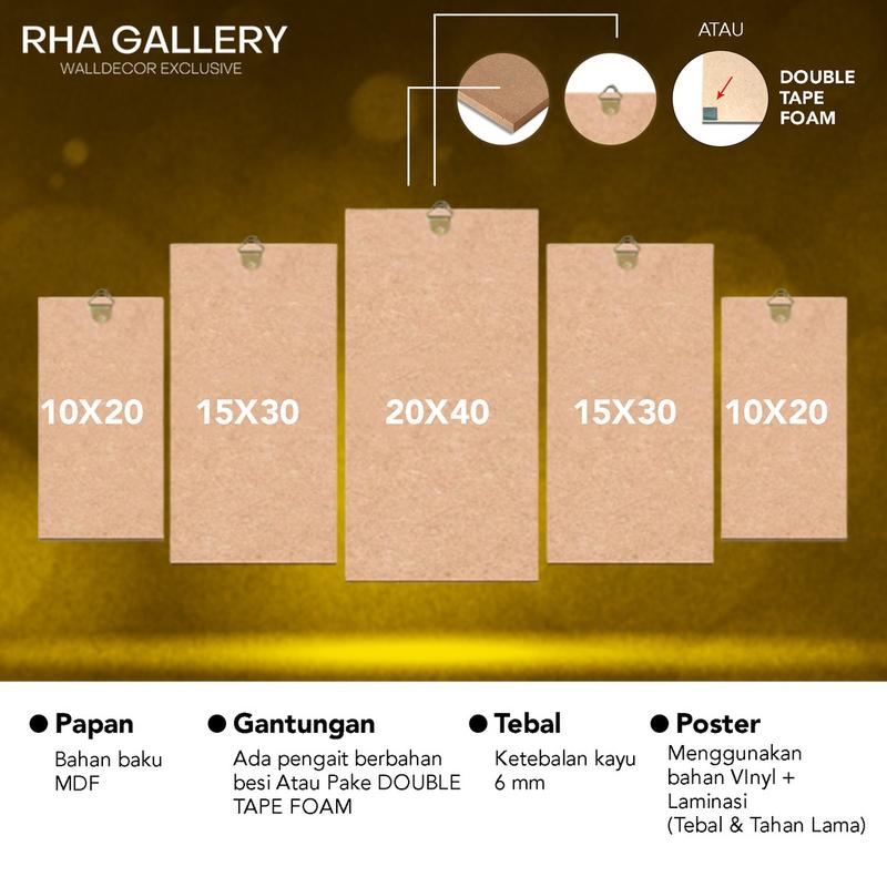 RHA 1 SET Hiasan Dinding Perjamuan Roh Kudus Kristen Dekorasi Kayu Pajangan Walldecor 75 CM Dipasang di Dinding Christianity besi Wooden Angel Christianity 2