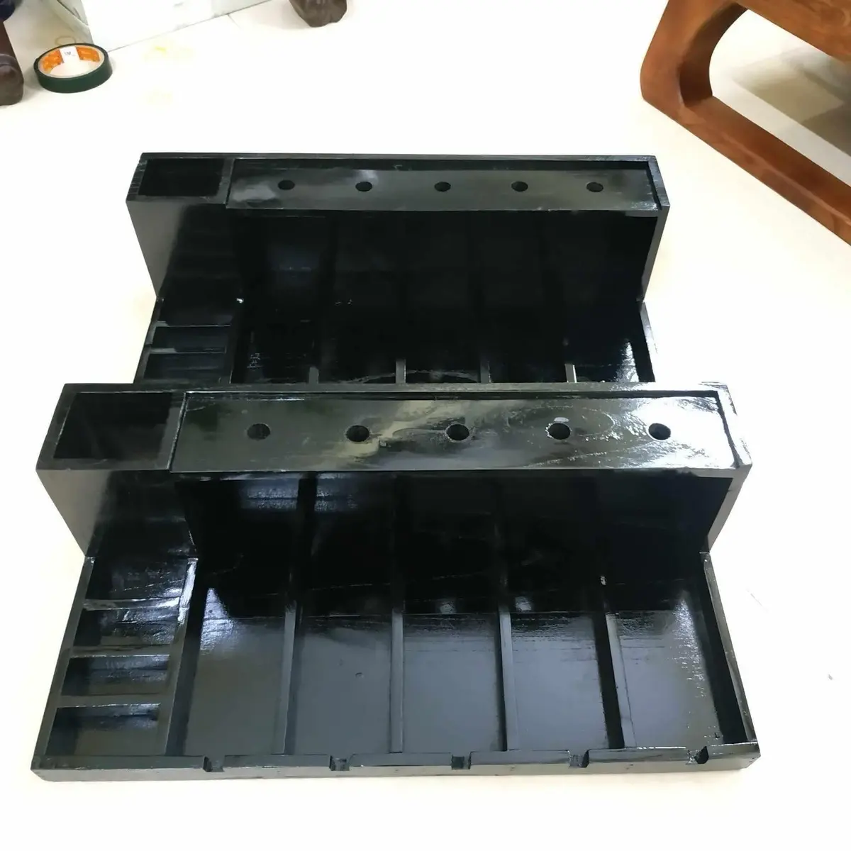 Khay gỗ đựng tông kéo 25x50