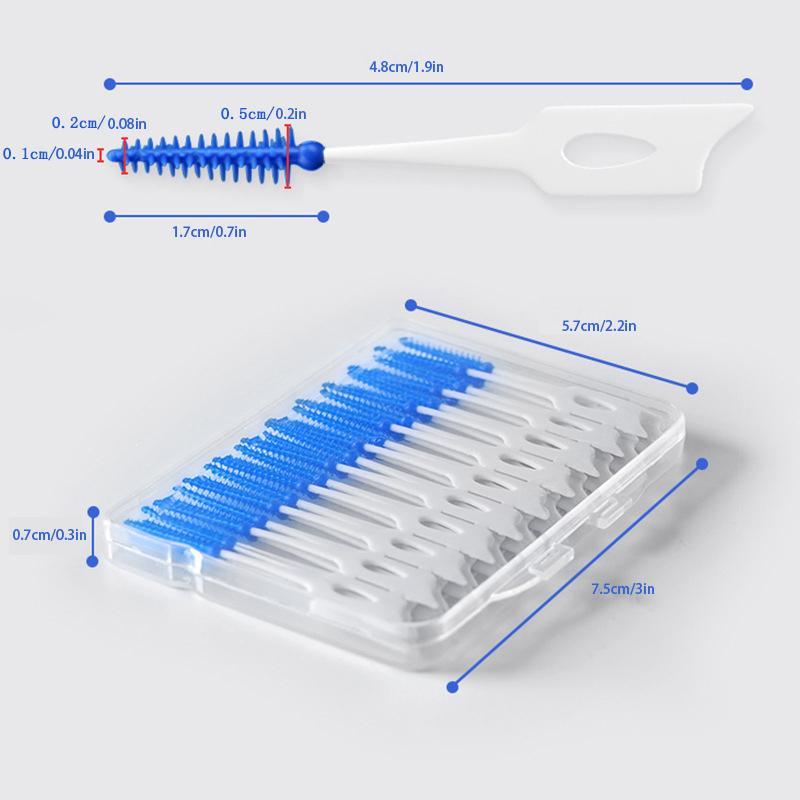 Comfort Dental Floss, Silicone Dental Flosses, Oral Care Gap Brush, Tooth Gap Cleaning Tool, Daily Oral Care Product 5