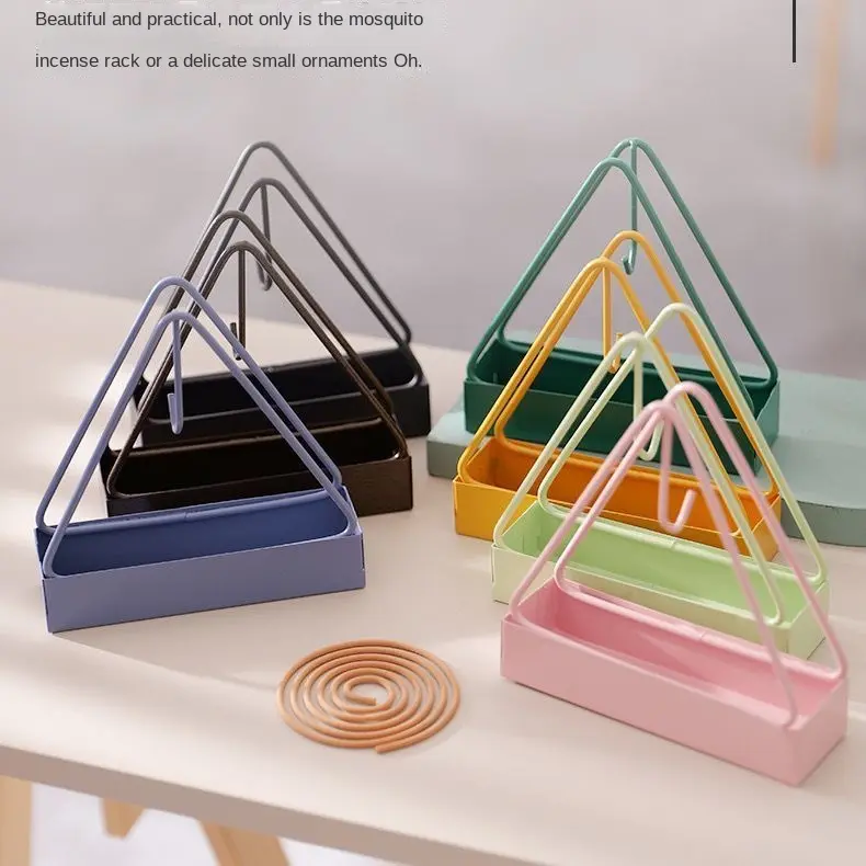 🔥Creative Hanging Iron Mosquito Coil Holder - Fireproof Incense Ash Tray for Home/Bedroom🌿(2 Pack)Durable & Stylish - Keep Mosquitoes Away & Relax with Aroma - Perfect for Asian Households!