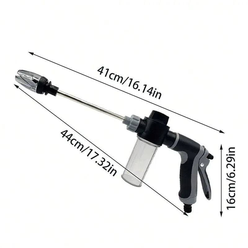 Car Wash Sprayer, High Pressure Car Washer, Long Handle Sprayer for Cleaning, Watering and Maintenance, Hose 1