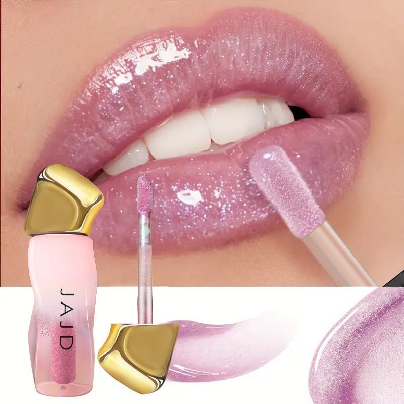Long-lasting Moisturizing Lip Gloss, 1 Count 14 Colors Lip Glaze, Natural Luster & Sparkling Effect Lipstick, Suitable for Stage Makeup and Festival Gifts, Cosmetic 2