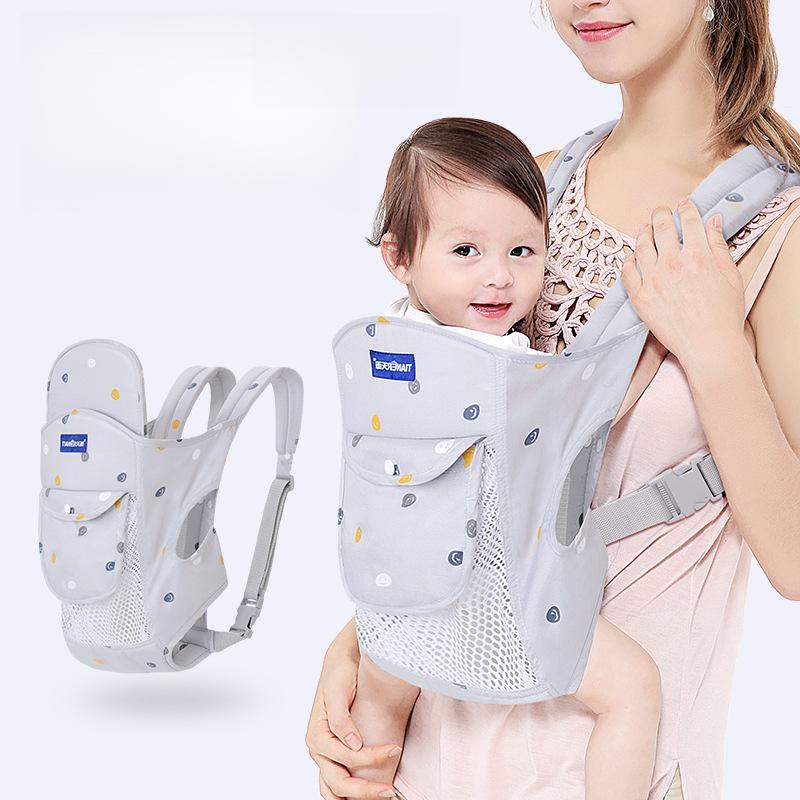 Product Introduction of Baby carriers are easy to use in both front and back, convenient for travel and quick storage of newborns.They come with traditional old-fashioned back straps 2