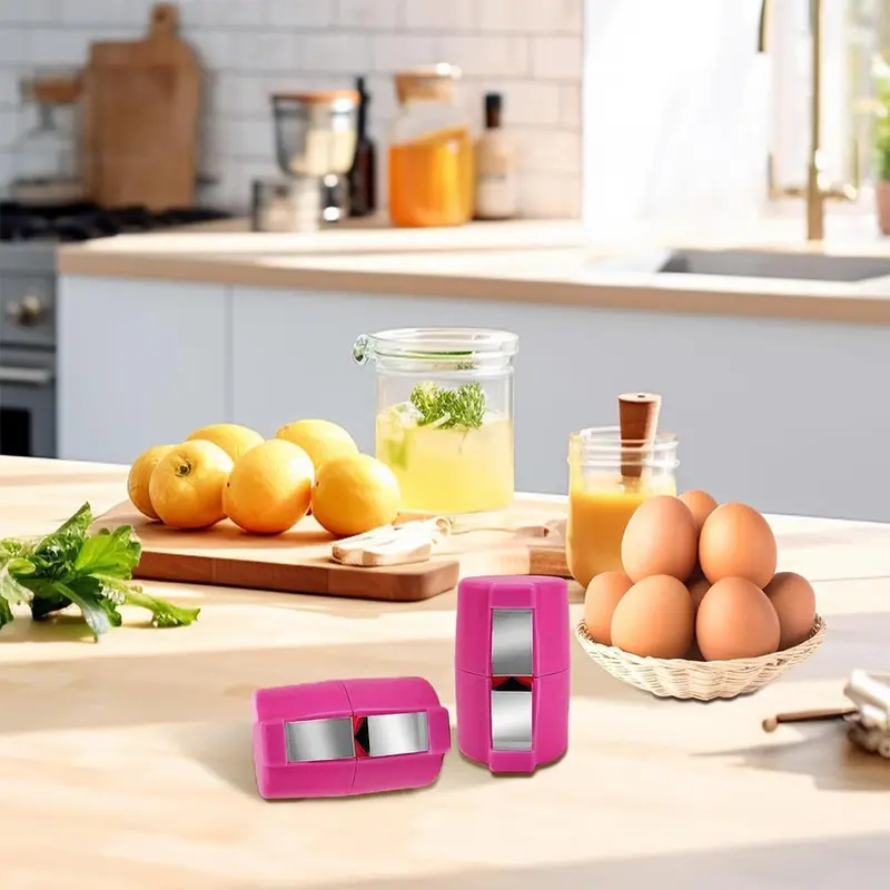 Portable Plastic Egg Opener, 3 Counts Quick Egg Cracker, Stainless Steel Kitchen Gadget, Household Kitchen Cooking Essentials, Home Kitchen Accessories, Kitchenware 7