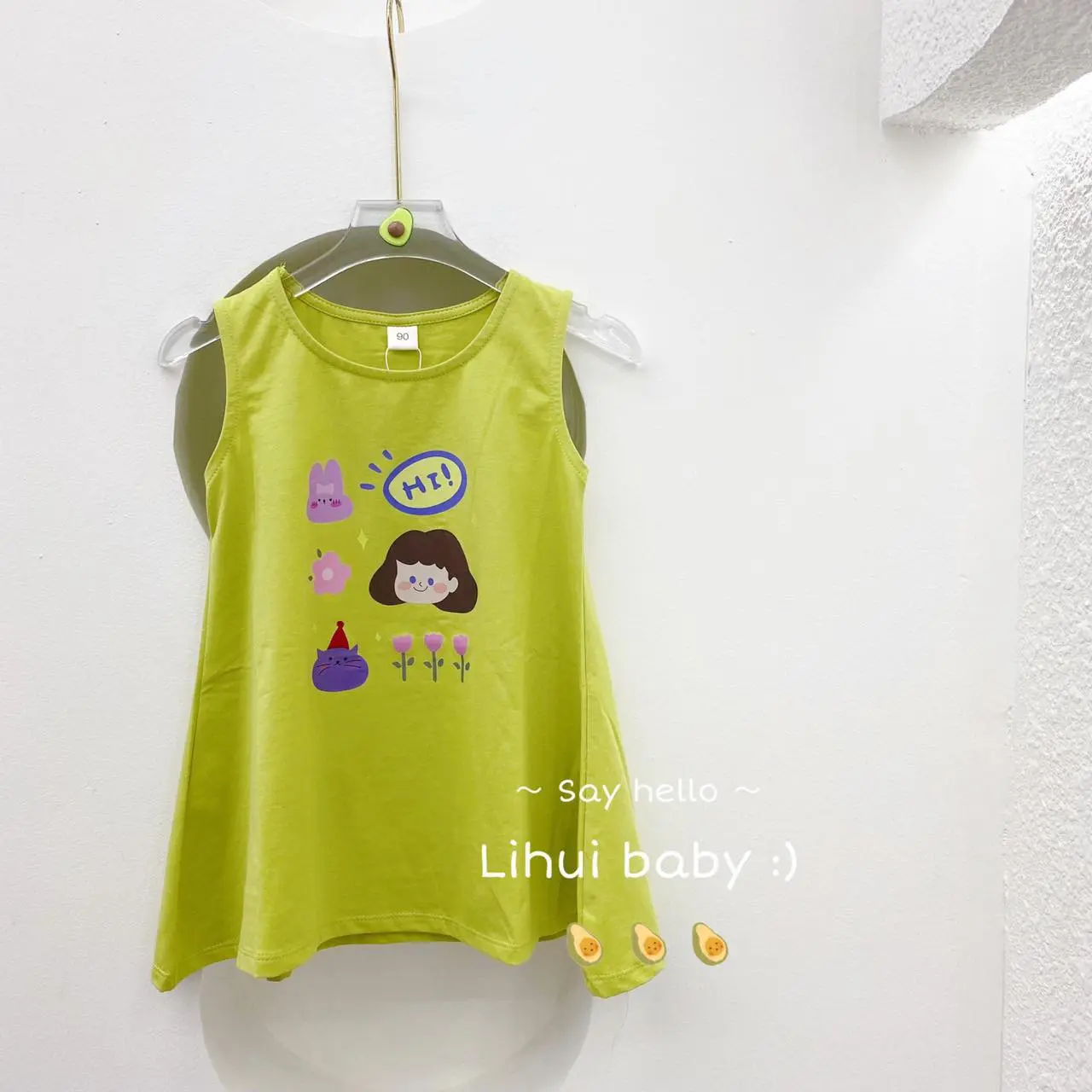 N01 Váy HI 3 lỗ cotton cho bé gái từ 8-25kg