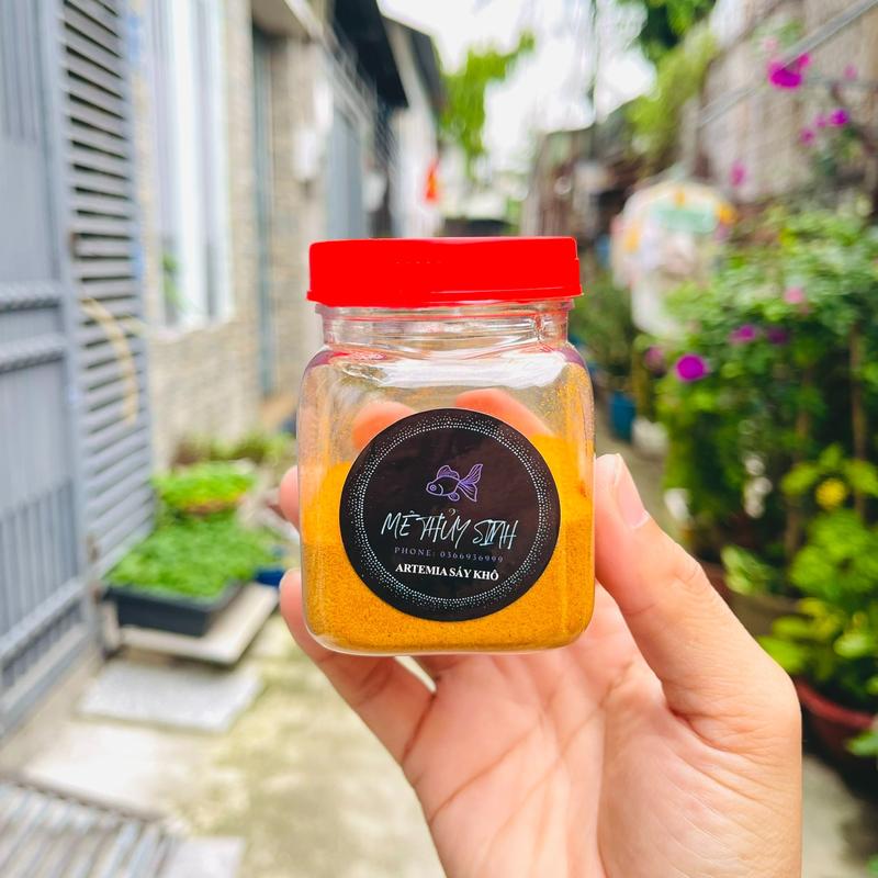 [50 gram] Artemia sấy khô, Không Cần Ấp, Artemia Bột  50g - Thức Ăn Cá Cho Cá con mới đẻ, Cá Bảy Màu, Betta, Cá Dĩa,.... 4