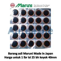 Gambar Koyok Tambal Tempel Ban Dalam Maruni M2 Bulat 40mm M-2 Tip Top Tube Tanpa Masak Made in Japan - Hitam Jingga dari Autoexile Kota Medan 2 Tokopedia