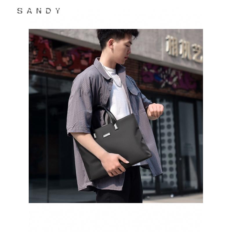 New Fashion Handheld Briefcase Simple College Student Notebook Bag Business Laptop Bag Men's Briefcase 1