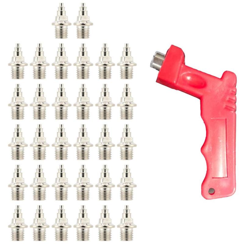 Product Introduction of 32pcs/Set Footful Metal Replacement Running Spikes For Shoes 7mm-13mm 31
