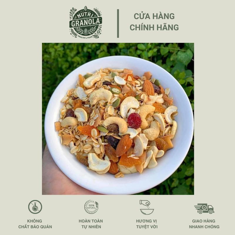 Nutri Granola - ngũ cốc yến mạch siêu hạt 500g 0