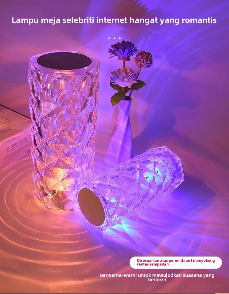 Product Introduction of Luxury Night lights with new rose atmosphere lights 2