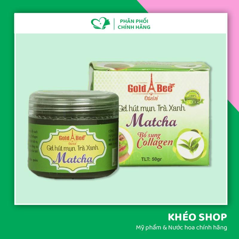 Gel Lột Mụn Đầu Đen Trà Xanh Gold Bee Matcha - Hủ 50g