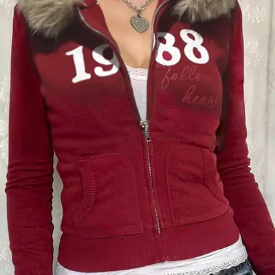 Fur Hoodie Zip Up Y2k - TikTok Shop Fur Hoodie Zip Up Y2k - TikTok Shop