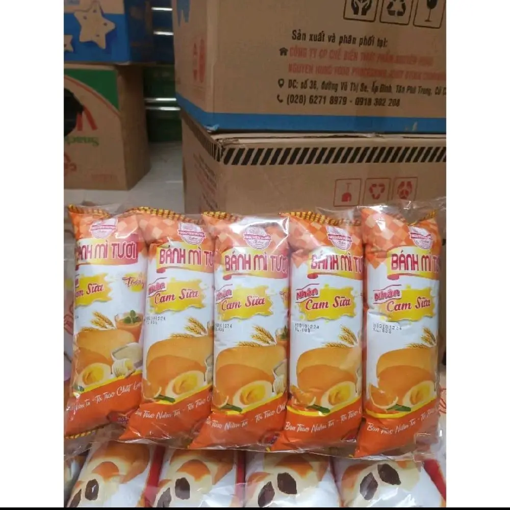 Combo 10 cái Bánh mì 60g Nguyên Hưng