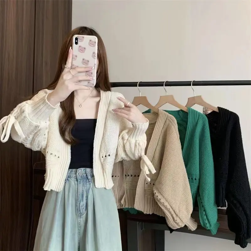 Qara Cardigan Top Outerwear Knit - Atasan Wanita Rajut TM (73318)