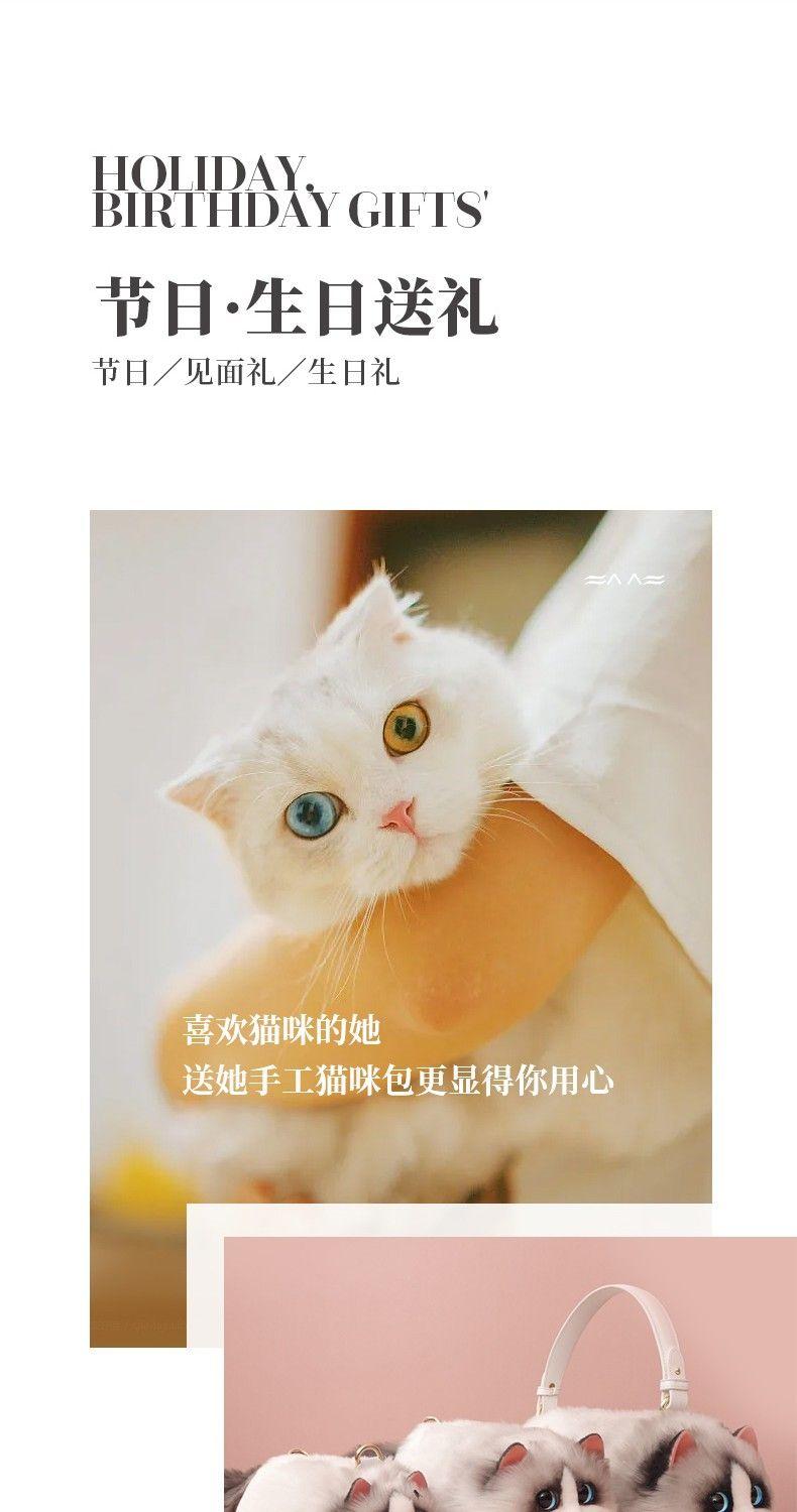 Product Introduction of Túi Đựng Điện Thoại Di Động Phổ Biến Năm Nay, Túi Đeo Chéo, Túi Xách, Cỡ Nhỏ, Phong Cách Phương Tây, Siêu Hot, Thiết Kế Mèo Nhồi Bông Thích Hợp Cho Phụ Nữ, 2022 Hàng Mới Về Bag Tote 13