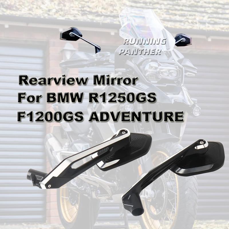 CNC Aluminum Rearview Mirrors For BMW S1000R F900R G310R C400X & More – Black