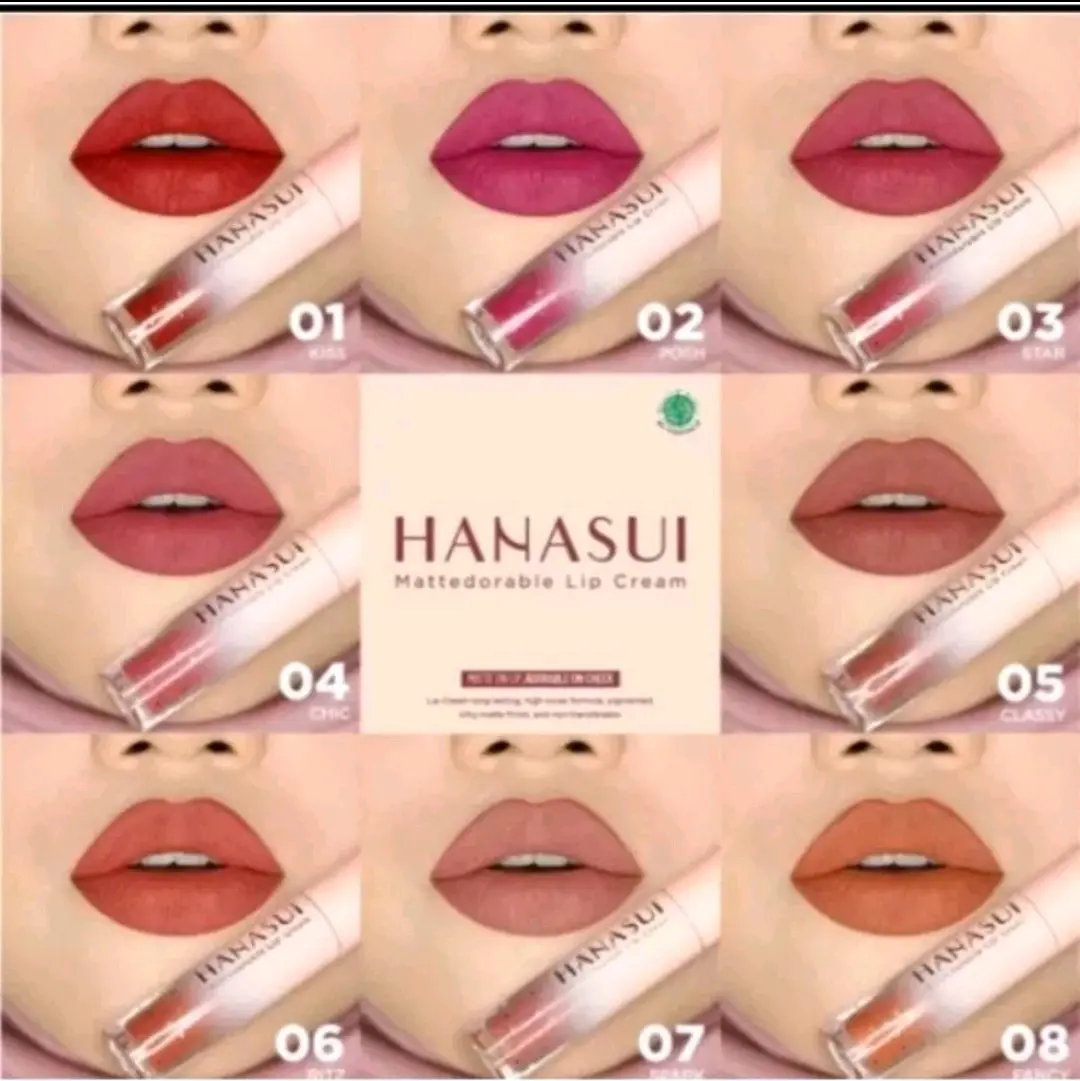 Hanasui Lipstik BerBPOM Tahan Lama