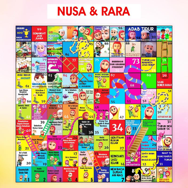 Permainan Anak Ular Tangga Jumbo 8