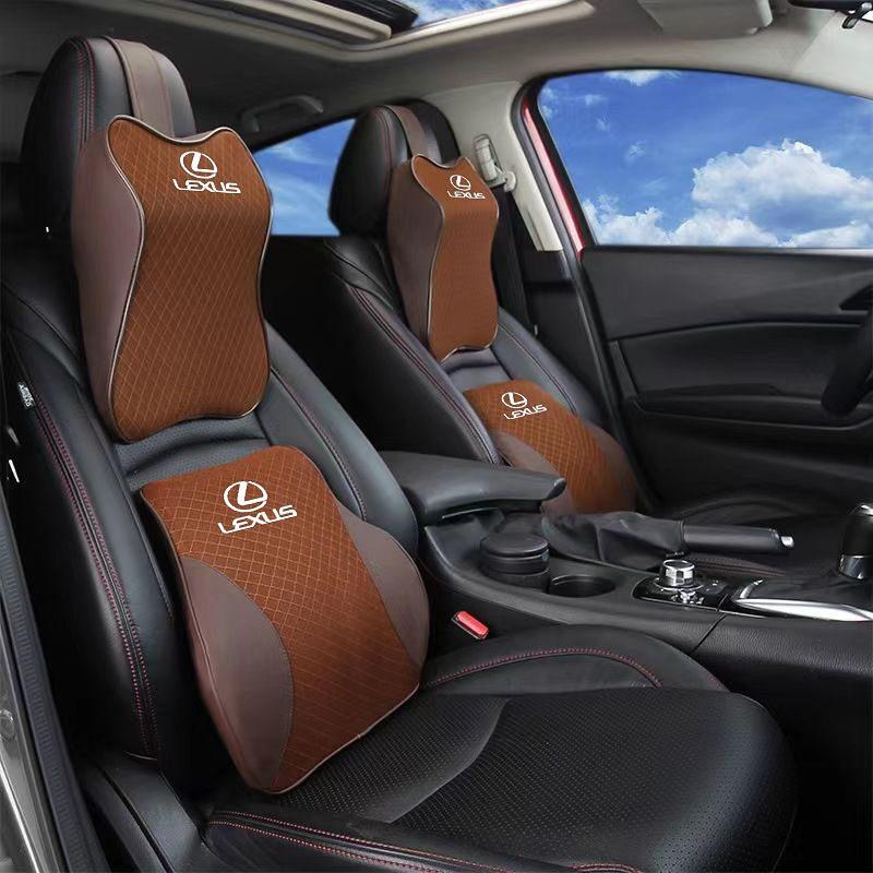 Product Introduction of Gối ô tô, Tựa đầu và tựa lưng, Đệm thắt lưng bằng bông Nhớ Ghế ô tô, Thích hợp cho Lexus UX, LX570, ES200, RX270, NX200, ES300h, RX300, Nội thất 17