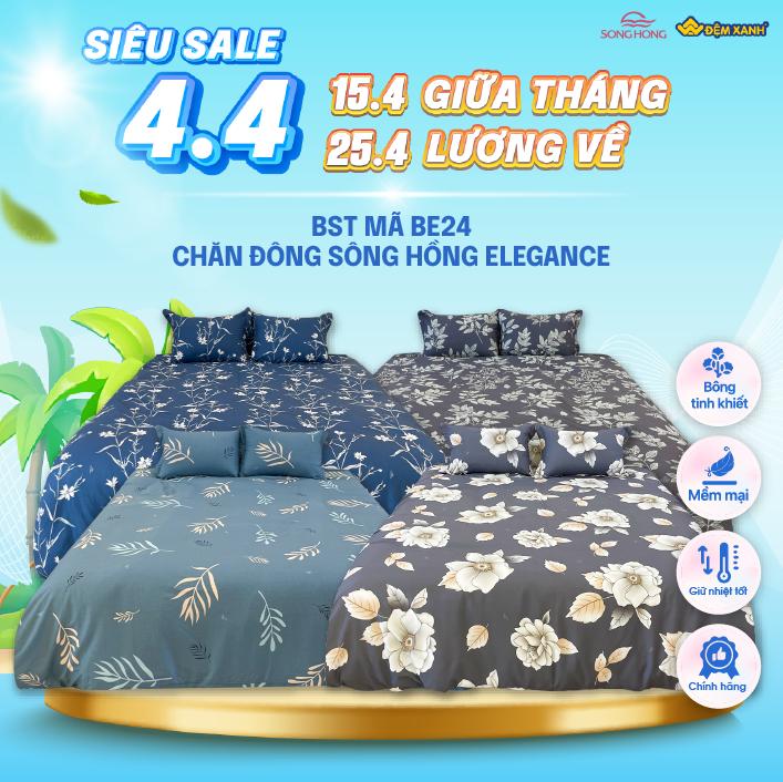 BE24 - Chăn đông Sông Hồng Elegance 2024 Micro Fiber | Hàng chính ...