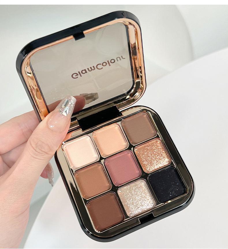 Product Introduction of Glamcolour GlamColour Magic Color 9-Shade Eyeshadow Palette - Matte & Shimmer Nude Browns, Waterproof, Long-Lasting, Multi-Purpose 20