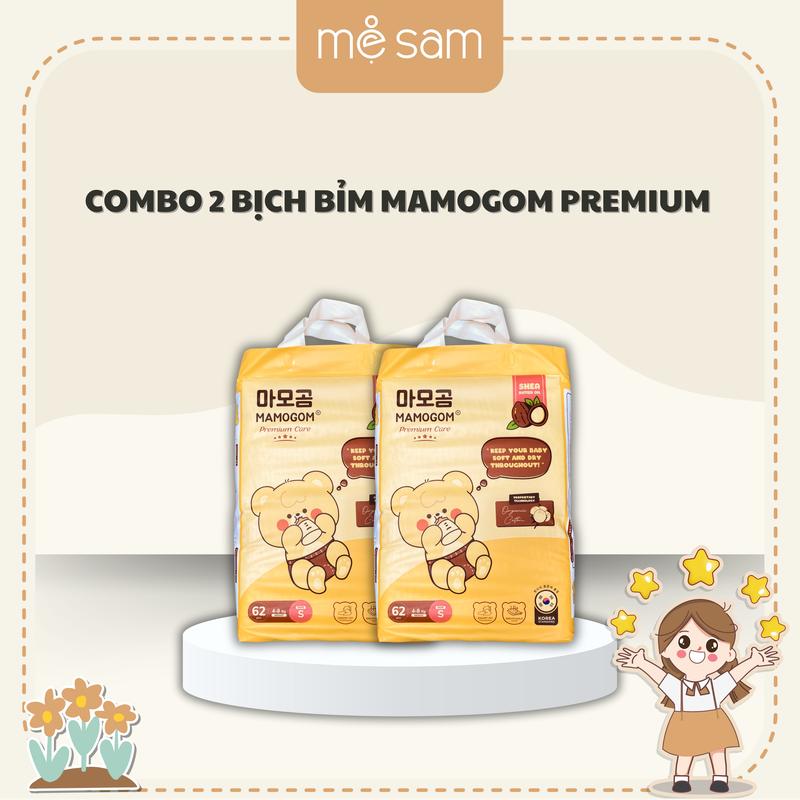 KHÔNG QUÀ Combo 2 Bịch Bỉm Mamogom phiên bản Premium Care mẫu mới