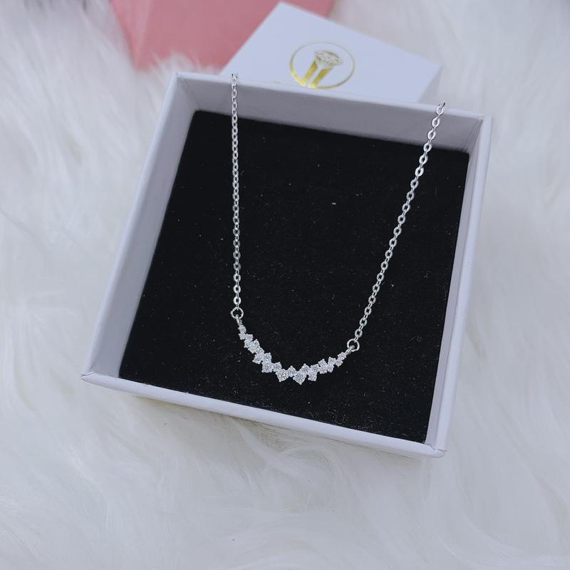 Dây bạc ta liền mặt hình mỉm cười cho nữ siêu xinh _HHJ 1