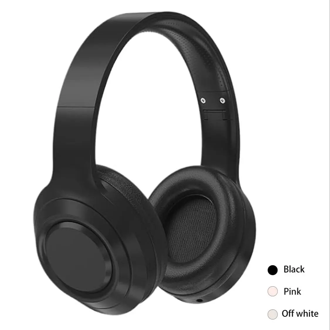 Foldable Wireless Headphone, On-ear Design Bluetooth-compatible Headset with Built-in Microphone, Noise Cancelling Headphone for Sports, Music, Travel