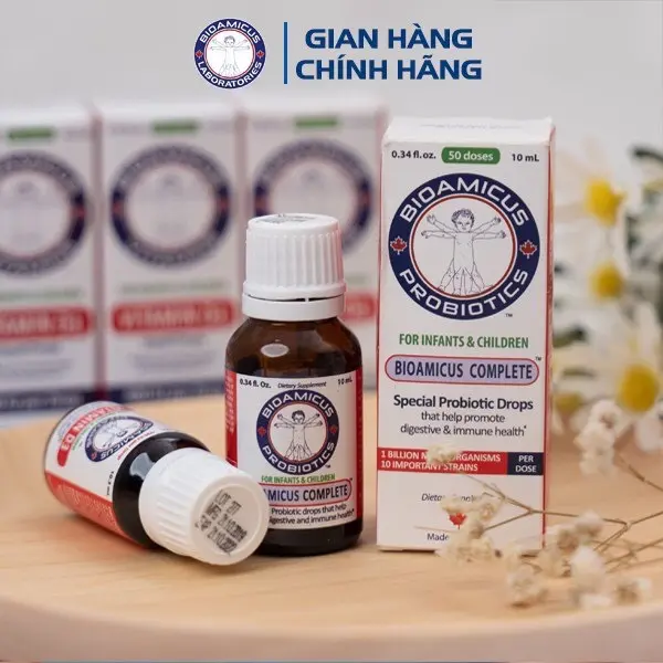 Men 10 chủng BioAmicus giúp trẻ ăn ngon, hấp thu tốt